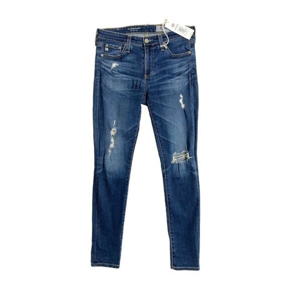 AG Adriano Goldschmied The Legging Ankle Skinny Jeans Denim Sz 26 NWT + Defect